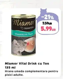 Animax Miamor Vital Drink cu Ton Ofertă
