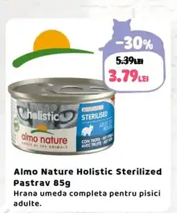 Animax Almo Nature Holistic Sterilized Pastrav Ofertă
