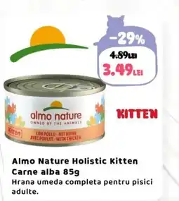 Animax Almo Nature Holistic Kitten Carne alba Ofertă