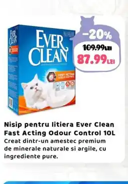 Animax Nisip pentru litiera Ever Clean Fast Acting Odour Control Ofertă