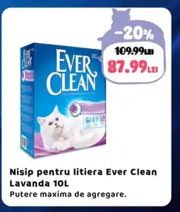 Animax Nisip pentru litiera Ever Clean Lavanda Ofertă