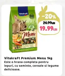 Animax Vitakraft Premium Menu Ofertă