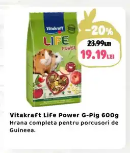 Animax Vitakraft Life Power G-Pig Ofertă