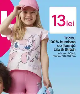 Pepco Tricou 100% bumbac cu licenţă Lilo & Stitch Ofertă