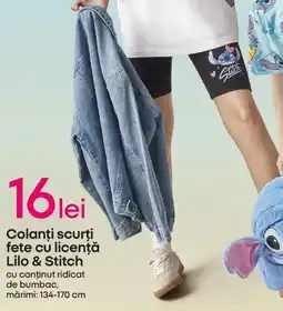 Pepco Colanți scurţi fete cu licenţă Lilo & Stitch Ofertă