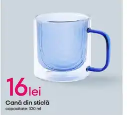 Pepco Cană din sticlă Ofertă