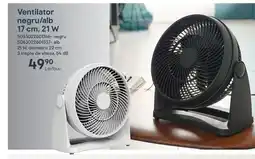 Brico Depôt Ventilator negru/alb Ofertă