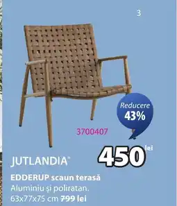 JYSK EDDERUP scaun terasǎ Ofertă