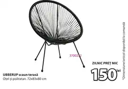 JYSK UBBERUP scaun terasǎ Ofertă
