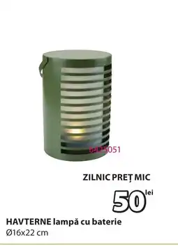 JYSK HAVTERNE lampă cu baterie Ofertă