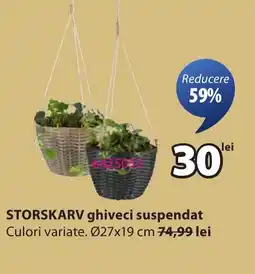 JYSK STORSKARV ghiveci suspendat Ofertă