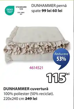 JYSK DUNHAMMER cuverturǎ Ofertă