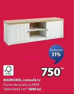 JYSK MARKSKEL comodă tv Ofertă