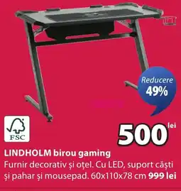 JYSK LINDHOLM birou gaming Ofertă