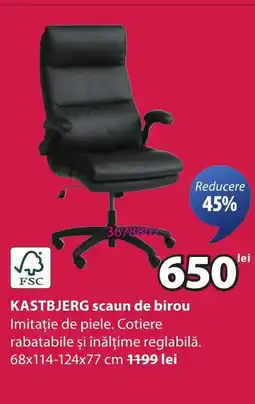 JYSK KASTBJERG scaun de birou Ofertă