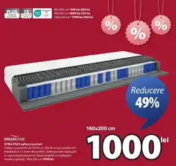 JYSK DREAMZONE® STRIA PS25 saltea cu arcuri Ofertă