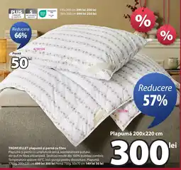 JYSK TRONFJELLET plapumă şi pernă cu fibre Ofertă