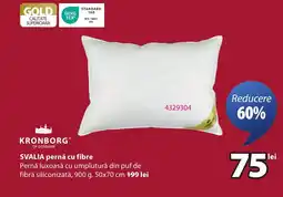 JYSK SVALIA pernă cu fibre Ofertă