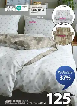 JYSK Lenjerie de pat cu cearşaf Ofertă