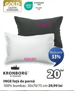 JYSK INGE faţă de pernǎ Ofertă