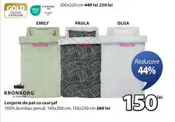 JYSK Lenjerie de pat cu cearşaf Ofertă