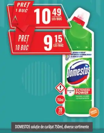 CBA DOMESTOS soluţie de curăţat Ofertă