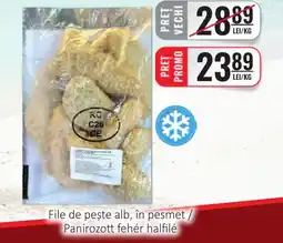 CBA File de peşte alb, în pesmet Ofertă