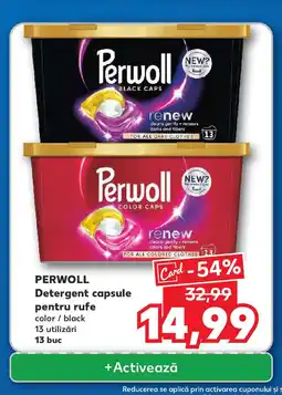 Kaufland PERWOLL Detergent capsule pentru rufe Ofertă