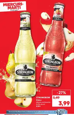 Kaufland STRONGBOW Cidru Ofertă