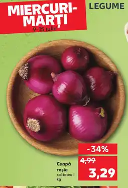 Kaufland Ceapă roşie Ofertă