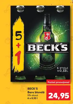 Kaufland BECK'S Bere blondă Ofertă