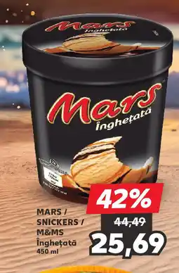 Kaufland MARS/ SNICKERS / M&MS Îngheţată Ofertă