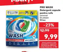Kaufland PRO WASH Detergent capsule pentru rufe Ofertă