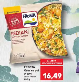 Kaufland FROSTA Orez cu pui în unt Ofertă