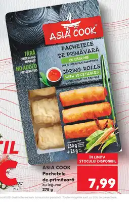 Kaufland ASIA COOK Pachetele de primăvară cu legume Ofertă