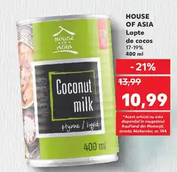 Kaufland HOUSE OF ASIA Lapte de cocos Ofertă