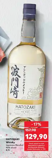 Kaufland HATOZAKI Whisky Ofertă