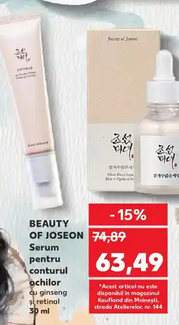 Kaufland BEAUTY OF JOSEON Serum pentru conturul Ofertă