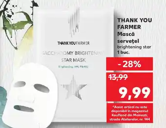 Kaufland THANK YOU FARMER Mască serveţel Ofertă