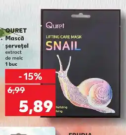 Kaufland QURET Mască şerveţel Ofertă