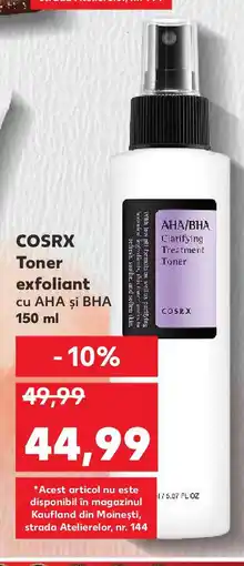 Kaufland COSRX Toner exfoliant Ofertă