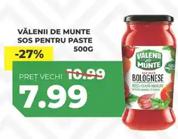 Simos Vălenii de munte sos pentru paste Ofertă