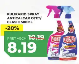 Simos PULIRAPID Spray anticalcar otet/ clasic Ofertă