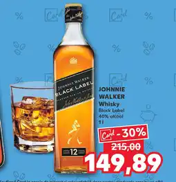 Kaufland JOHNNIE WALKER Whisky Black Label Ofertă