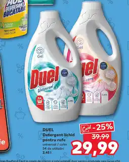 Kaufland DUEL Detergent lichid pentru rufe Ofertă