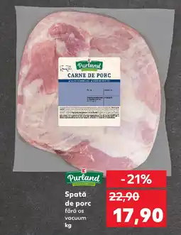 Kaufland Spatǎ de porc Ofertă