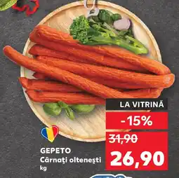 Kaufland GEPETO Cârnaţi olteneşti Ofertă
