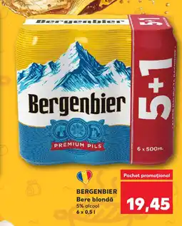 Kaufland BERGENBIER Bere blondă Ofertă
