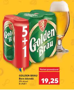 Kaufland GOLDEN BRAU Bere blondă Ofertă