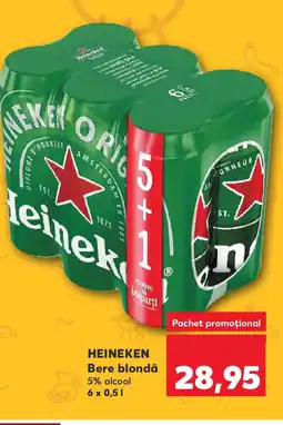 Kaufland HEINEKEN Bere blondă Ofertă